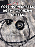 RAFFLE: Horn with titanium bolts